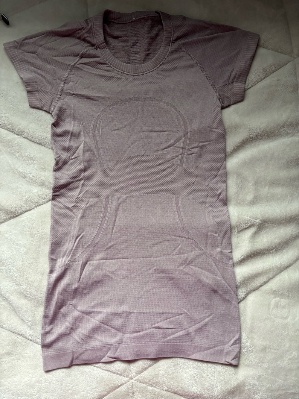Lululemon Short Sleeve Tee in Dusty Mauve